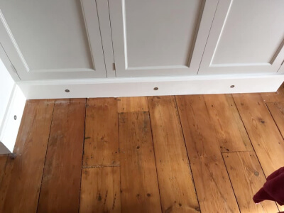 Interior floor lighting